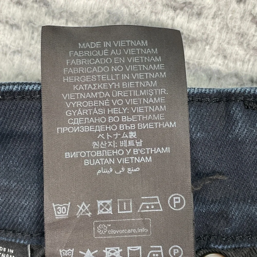G-Star Raw Jeans Men's Size 32 (Fits 30X29) 3D Zip Knee Skinny Denim raw hem